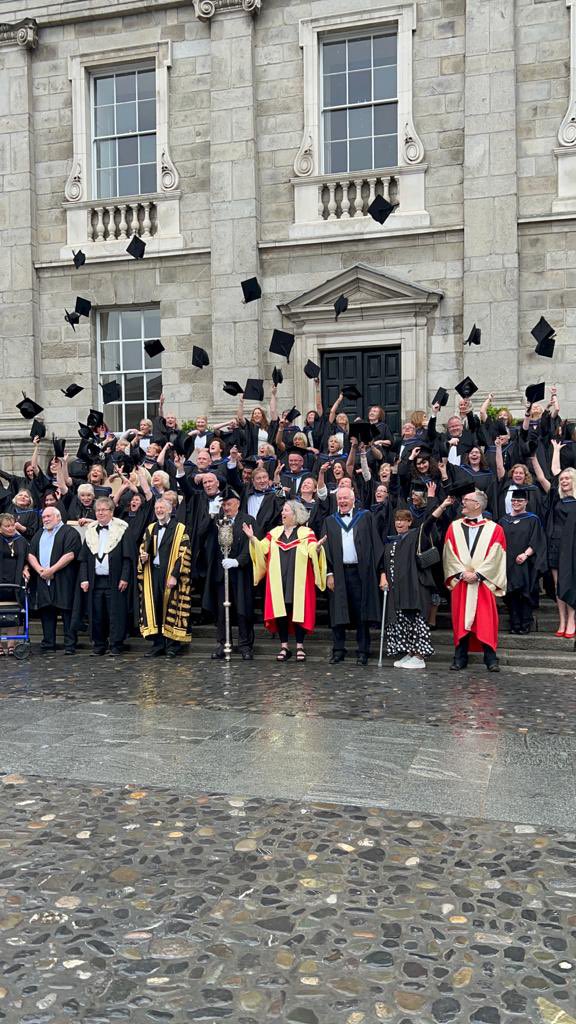 Today was one of those very special days - we had three graduations at which wonderful colleagues from all areas across the university received their Masters in Arts (jure officii). It was a day of pure joy! Congrats to all and thanks to the fantastic graduation team!