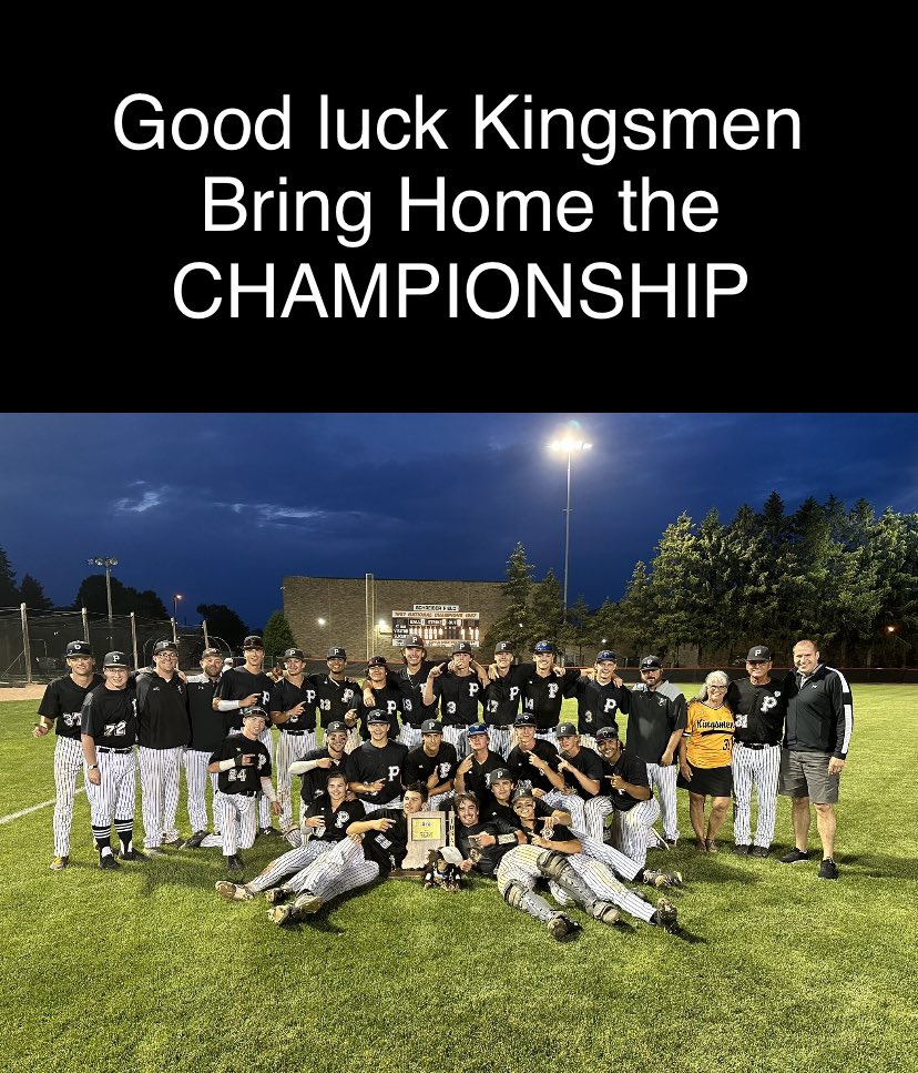 BatteryMichiana's tweet photo. Good luck Kingsmen Baseball!
Bring home the championship trophy 
@The_Pennant @PennBarstool https://t.co/Wc3xPt5K47