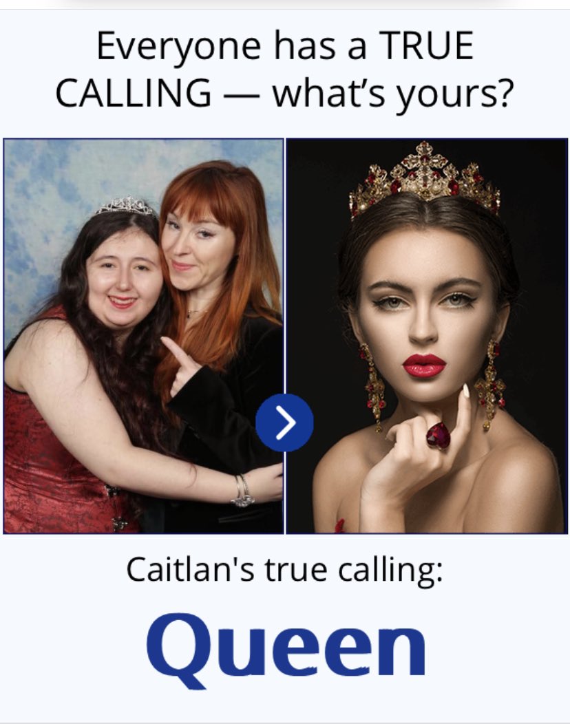 I guess being the Princess of Hell does make me <a href="/RuthieConnell/">Ruth Connell ♛</a> Rowena’s heir to eventually be Queen 😝🤣👑👸🏻💜🖤