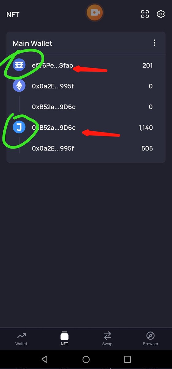 Alfo_nel's tweet image. I have noticed that some have not won in the draws because they publish the wrong address 👀 In our case, the most used blockchains are #Jumpnet and #Efinity, they only have to put the one they request, go to their wallet and change to the correct address according to the case.