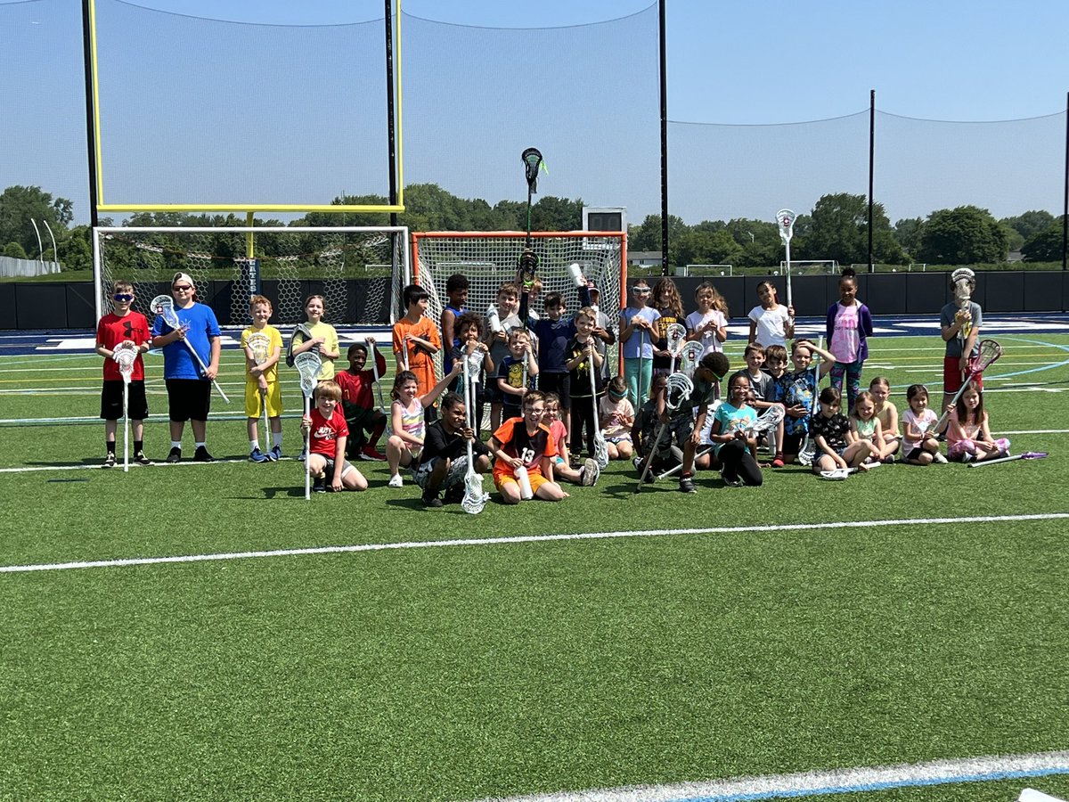 Stellar turn out for our 3-day introductory clinic for elementary students. Current &amp; alumni laxers teaching the game to the youth. More opportunities to come for our town. Growing the game together in GC!!!