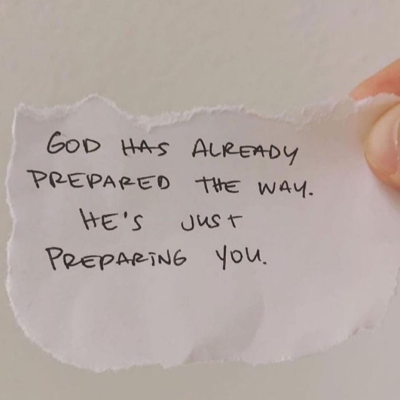 Be patient.