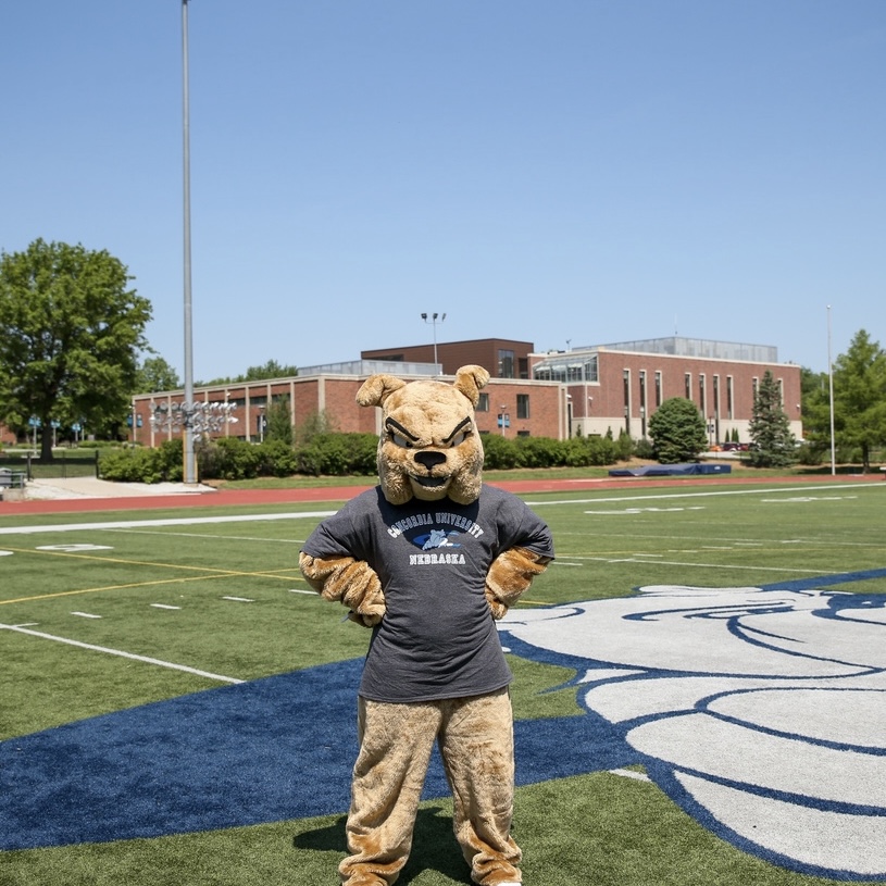 CUNE's tweet photo. On National Mascot Day we celebrate our favorite mascot, Bruiser!! 🐶 You are simply the best. 😊 https://t.co/tACZMfE1lo