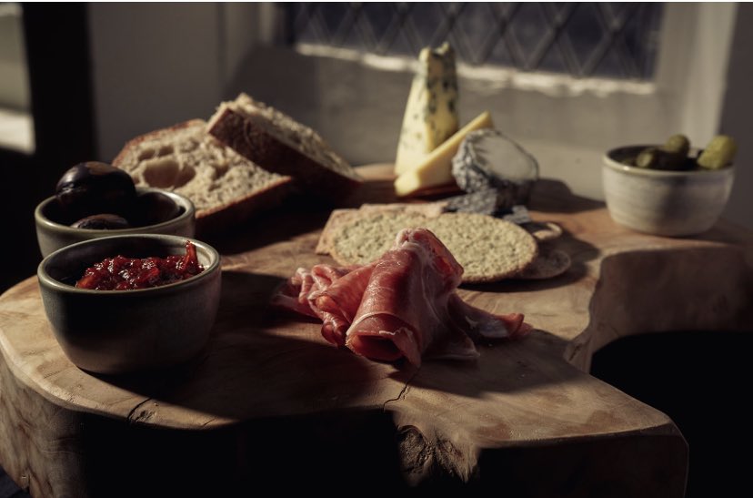 At Secession we offer a range of food platters, pates &amp; odds &amp; ends including:

Italian Meat Board
Italian Mixed Olives 
Continental Cheese Board 
Smoked Salmon pate 

We also have a summer bbq every weekend!!