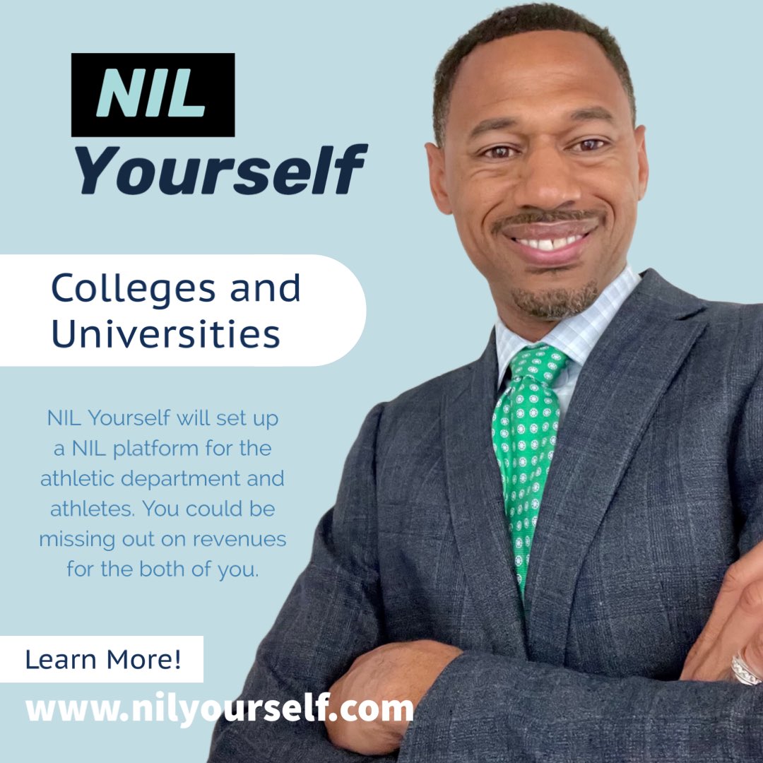 NIL Yourself will setup a NIL platform for your athletic department and athletes. This platform is a very vital and much needed part of every athletic program.  

#collegeathletes #collegeathletics #nildeals #nil #nilmanagement #terrellrsuggs #nilyourself