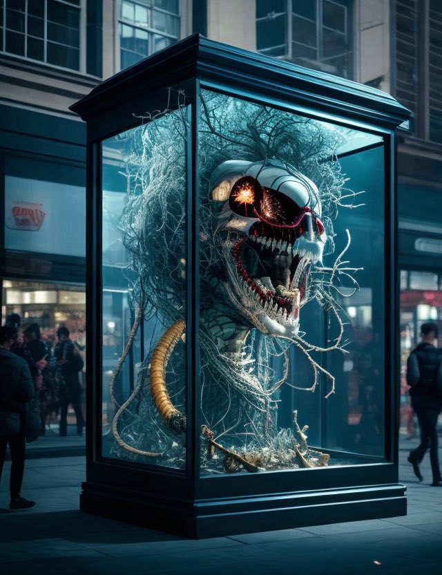 delcopapi's tweet photo. A Glass Case of Emotions
Created with @leonardoai
#ai #love #panic #nightmares #horror #glasscase #emotions #leonardoai #digitalart https://t.co/PviSPlt61q