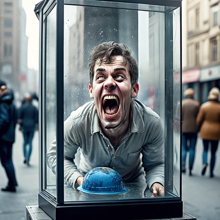 delcopapi's tweet photo. A Glass Case of Emotions
Created with @leonardoai
#ai #love #panic #nightmares #horror #glasscase #emotions #leonardoai #digitalart https://t.co/PviSPlt61q