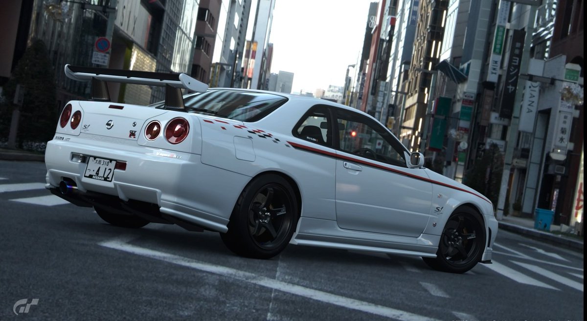 #GT7Livery 
R34 GT-R nismo s1風
下手なのは許してちょ😘