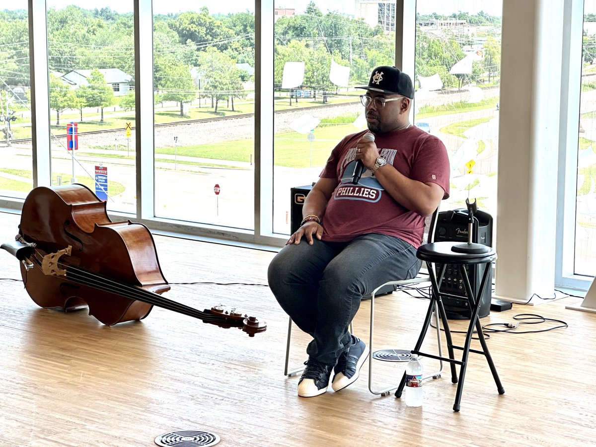 JazzinJune's tweet photo. Great stories from the great Christian McBride! https://t.co/6KOvllZ6wa