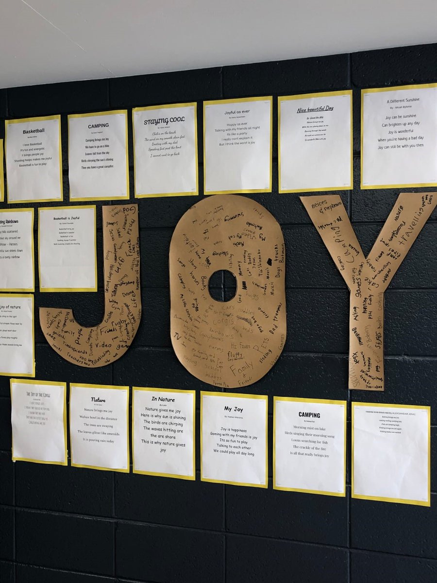 Thank you to Ms. Statsma's Grade 3-4 class at Cairn Christian School for allowing me to partner with them to plan a chapel focused on joy. It was so fun!