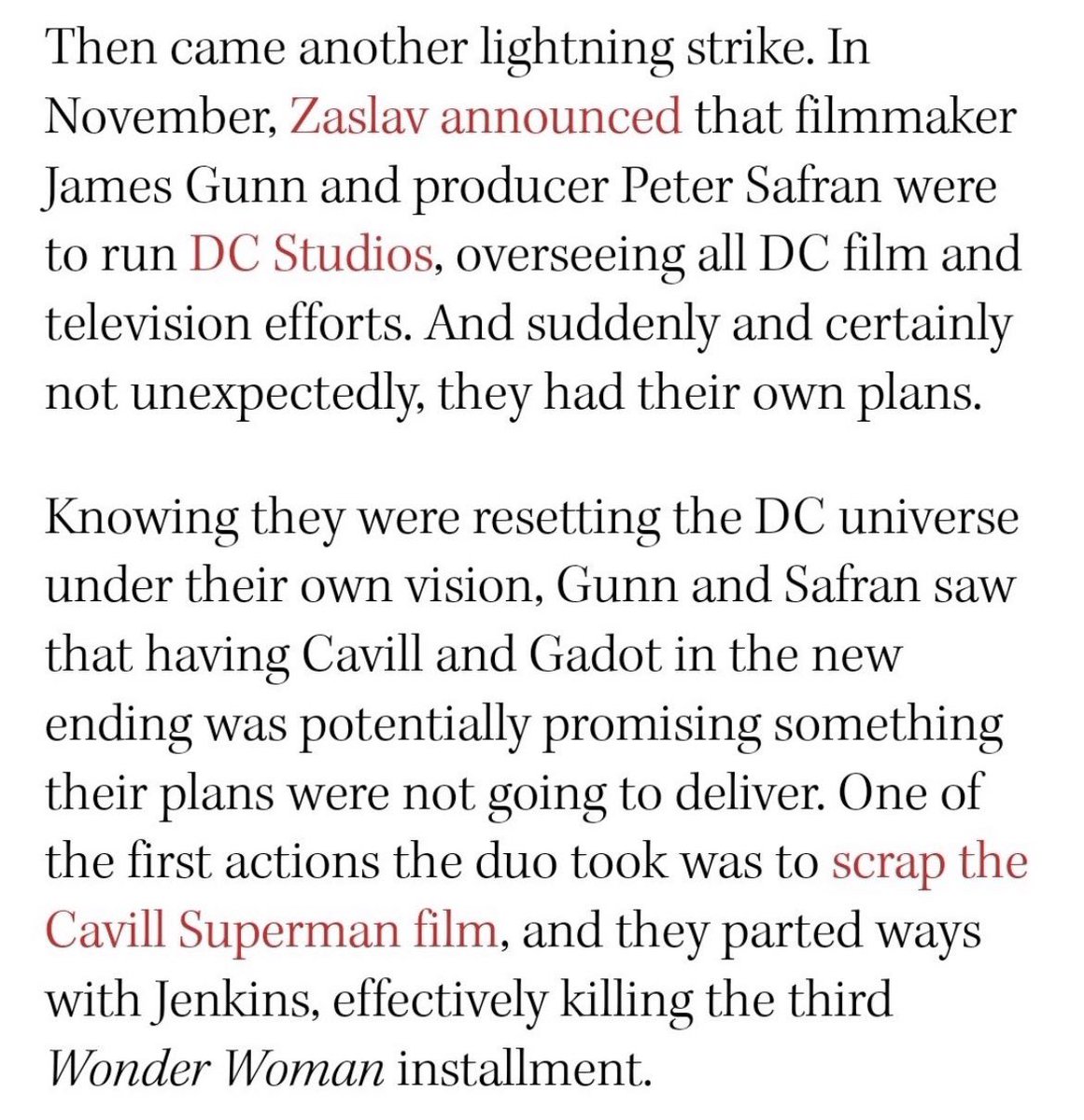 James Gunn: “I didn’t fire Henry, he was never hired”

THEN WHY DID HE HAVE A PLANNED FILM IN THE WORKS? THIS MAN IS A LIAR 24/7