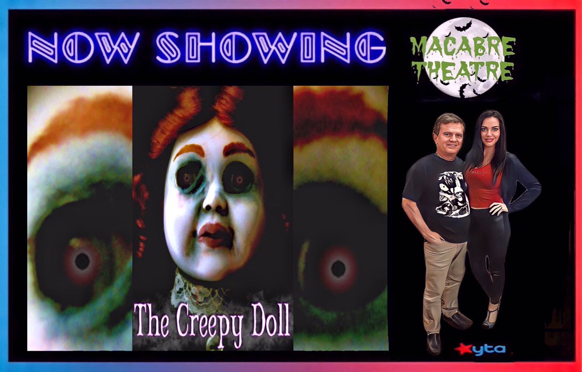 @IvonnaCadaver @BPMunster @ElectriChildren Saturday on #MacabreTheatre with @IvonnaCadaver & @BPMunster It's a June Double-Feature of “The Creepy Doll” (2012) at 8:00pm ET & 10:00pm ET. Live/on-demand at ytaclub.com or via our Roku app! #horror