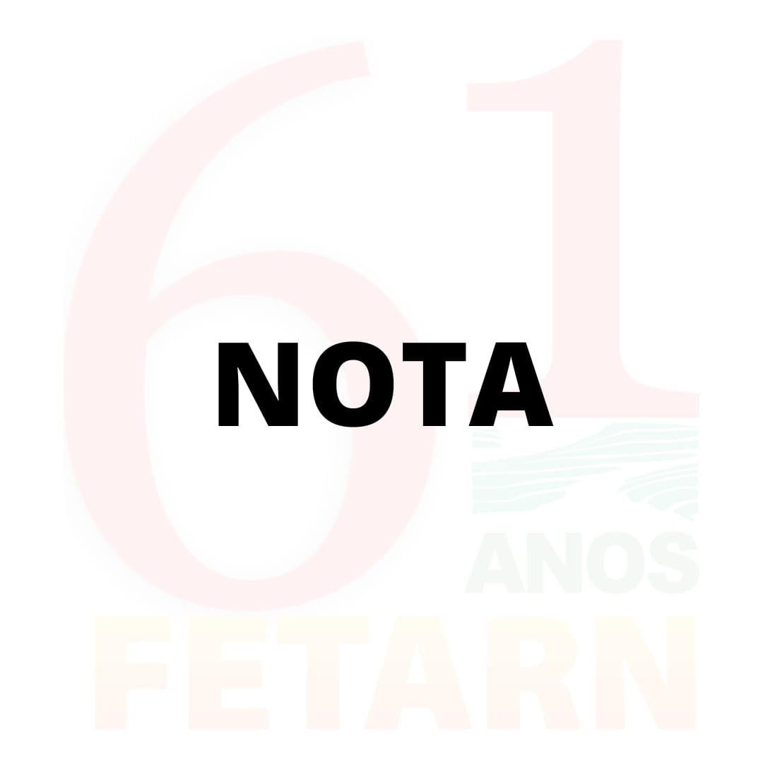 fetarnoficial's tweet photo. NOTA FETARN https://t.co/W5legG8jq5 via @FETARN https://t.co/YOU30EVfB7