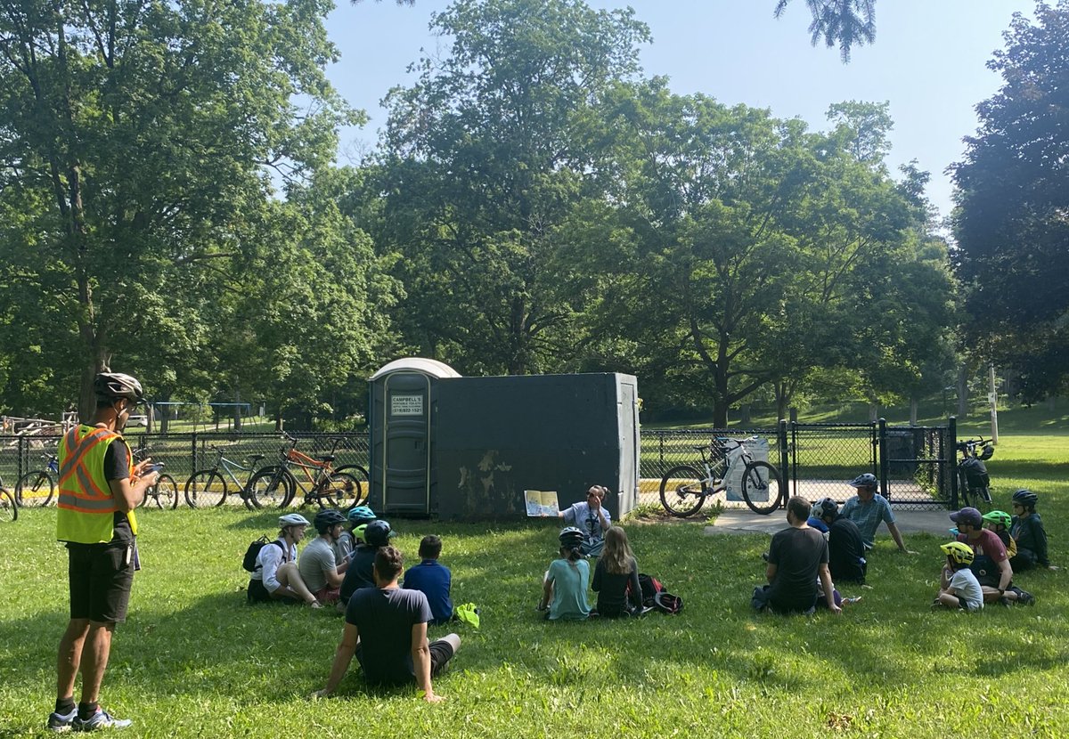 Summer Reading Club kickoff for @GuelphLibrary with readings at @ActiveGuelph’s Love your Bike event. #Librarylove