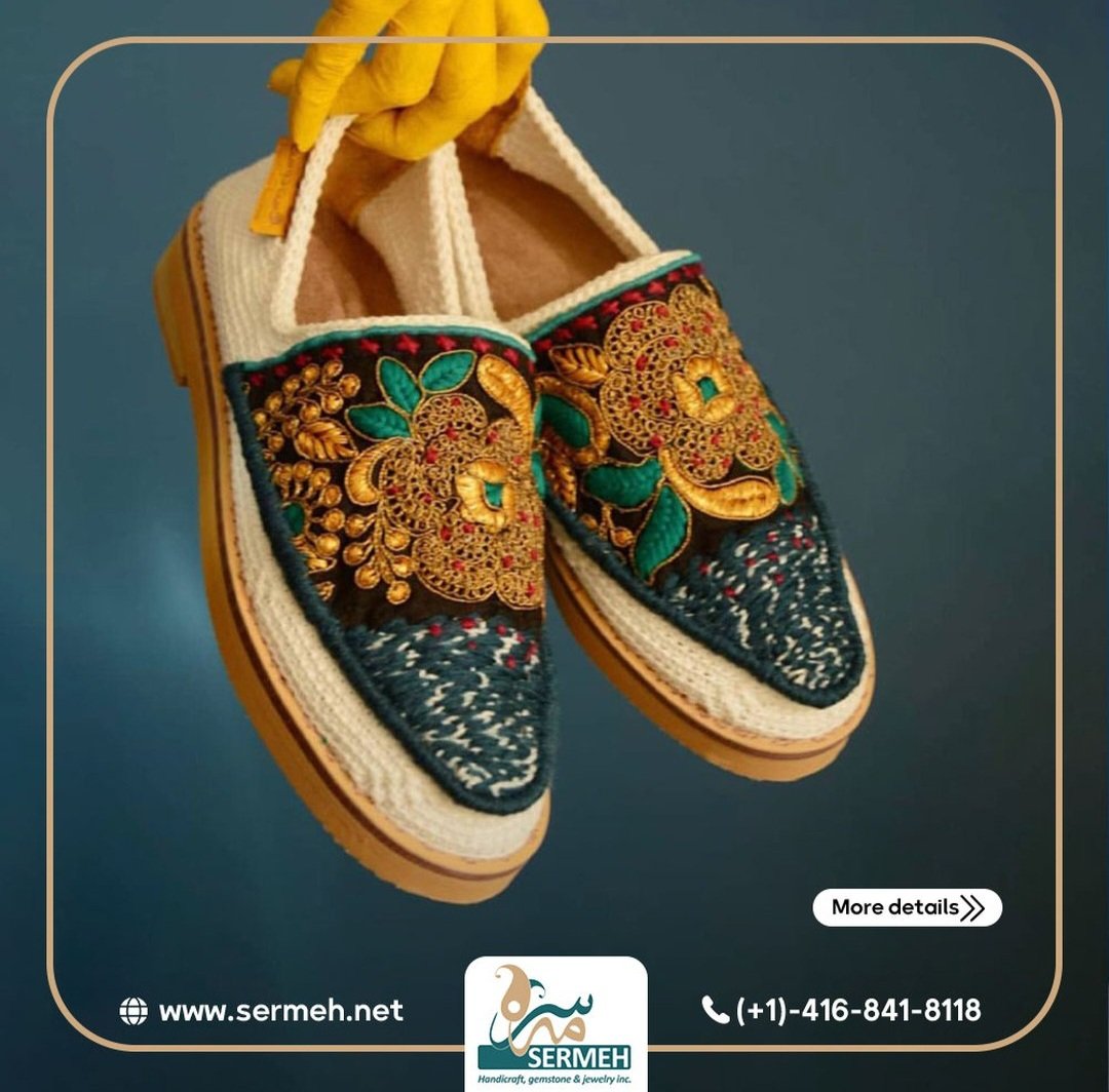 Handmade Footwear

#giveh #handmade #Shoes #persianart #iranart #sandals #giftideas #canada #handicraftsupplier #homeaccessories #handibrand #fashion #classic #persiangifts #weddinggift #birthdaygifts #persianminiature #termeh