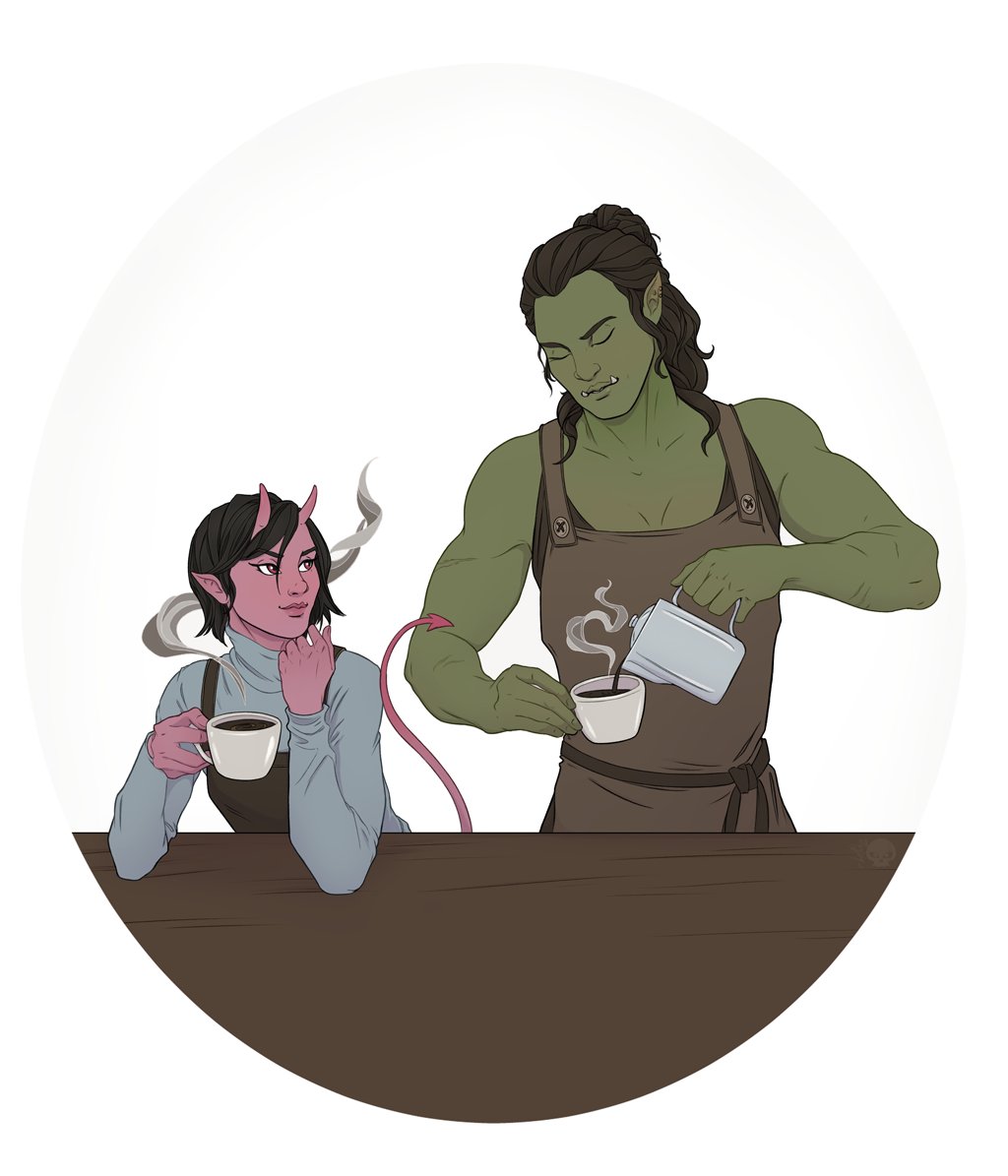 Viv and Tandri from Legends & Lattes. ☕️