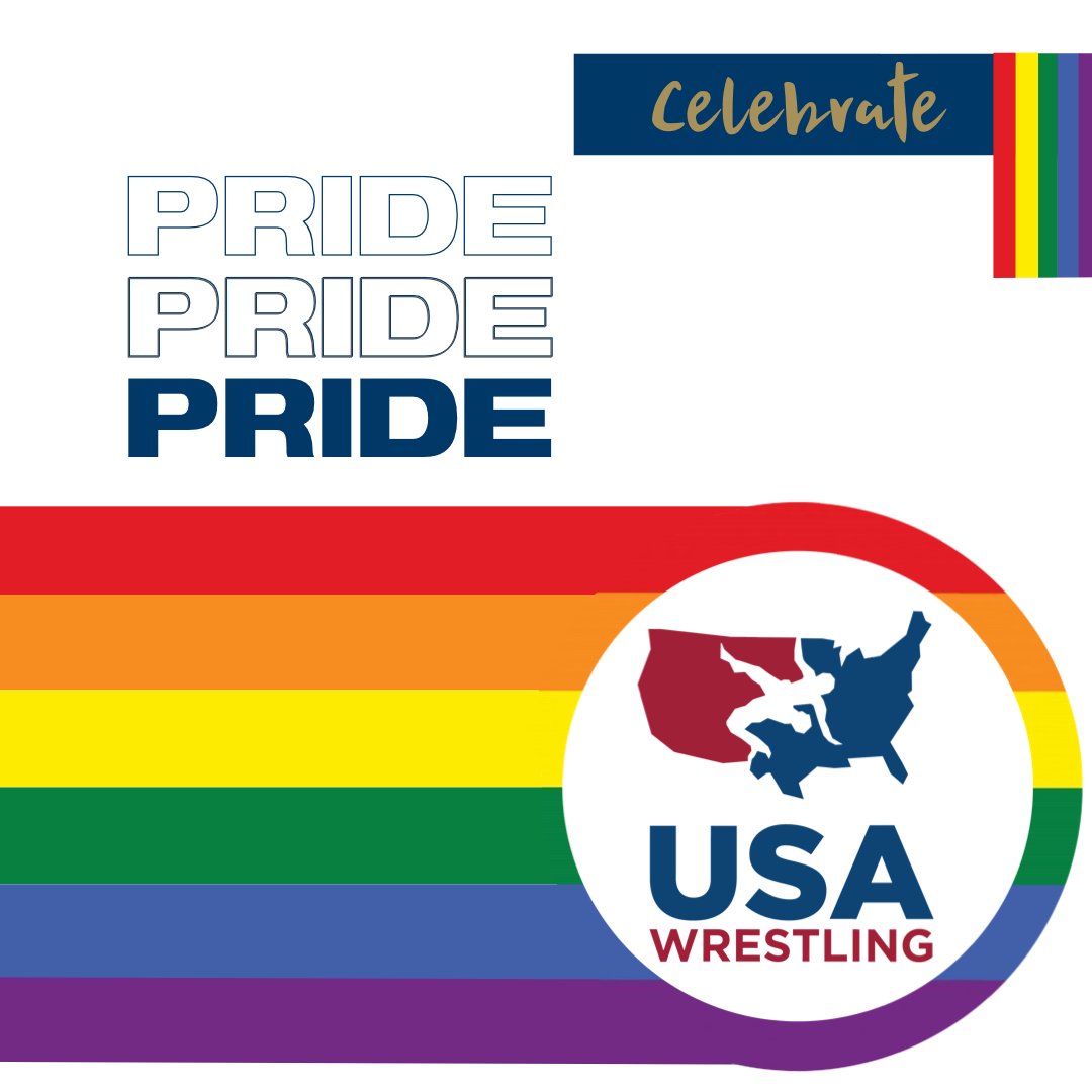 Happy #pridemonth 🌈

#usawrestling is proud to celebrate our LGBTQ+ athletes and allies.