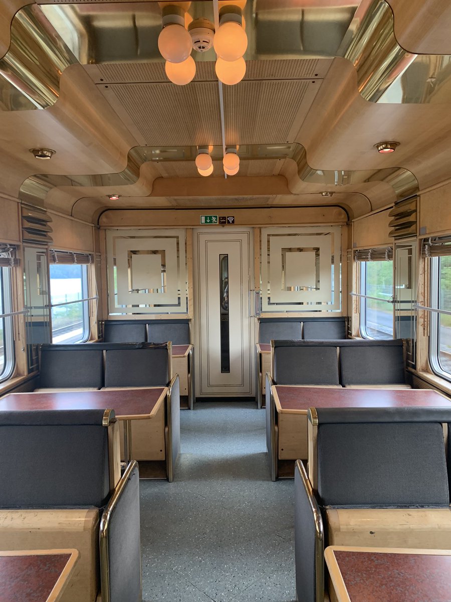 Basically heaven if you love trains like I do. Swedish night train. Want to stay on forever. Everyone said to me here “it’s so cosy!”  What a lovely way to put it! @ManInSeat61 #sweden #nighttrain #train #traintravel