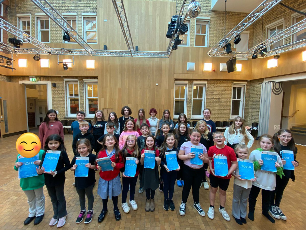 CastTheatreCo's tweet photo. @SamanthaBarks @CraigGallivan @OliverOrmson CAST Performance Academy take to the stage to perform Frozen Jr from 22nd to 24th June at @RedhouseCymru! Please could you wish our young cast all the best as they prepare to ‘let it go’ and bring this magical show to the stage? #frozen https://t.co/2lMBdOq3n5
