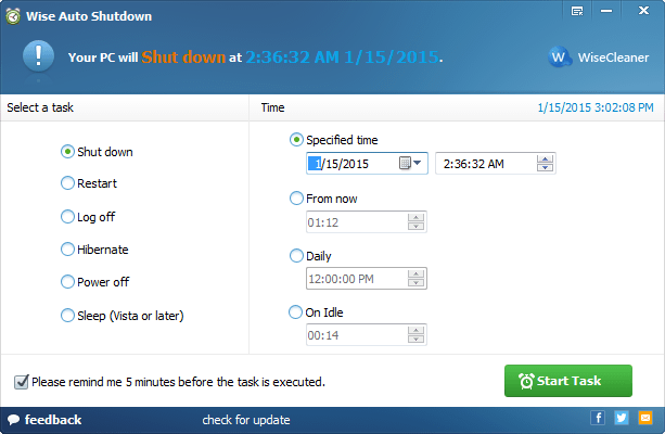 majorgeeks's tweet photo. Updated - Wise Auto Shutdown allows you to schedule your computer to shut down, log off, restart, and sleep easily at any time.
https://t.co/7HsVcEDkpE #wisecare #PCShutdown https://t.co/sffNlzvuzy