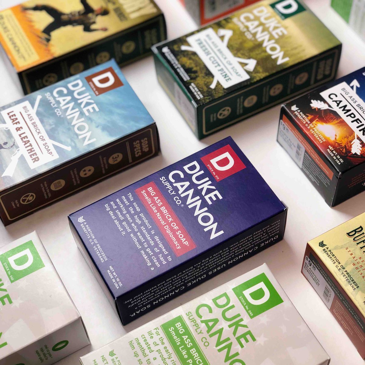 CopperfieldsVTA's tweet photo. Duke Cannon 🧼

#dukecannon #veterancauses #bigbrick #leafandleather #freshcutpine #campfire #productivity #navaldiplomacy #buffalortrace #mansoap #menssoap #mensgrooming https://t.co/I60A30UnQu