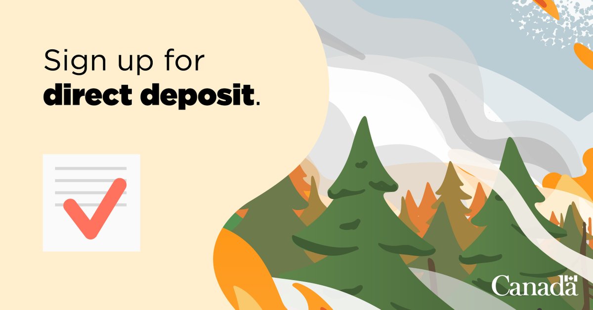 Do you receive CPP or OAS? Wildfires may affect mail delivery of benefit cheques.

Avoid delays by signing up for direct deposit. Call 1-800-277-9914, or make a service request at ow.ly/Imo250OGNbq to have a representative call you.