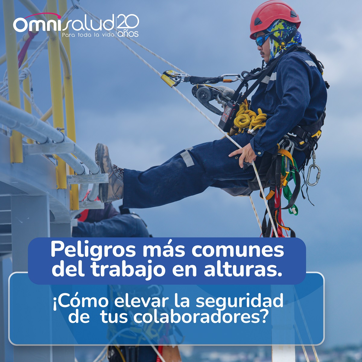 OmnisaludS's tweet photo. Peligros más comunes del trabajo en alturas.
¿Cómo elevar la seguridad de tus colaboradores?
Más información aquí: https://t.co/LNadJtuai7
#salud #saludmental #sgsst #sst #rrhh #reclutadores #talentohumano #gestionhumana #medicinalaboral #laboratorio #hseq https://t.co/45Mhu4fQmJ