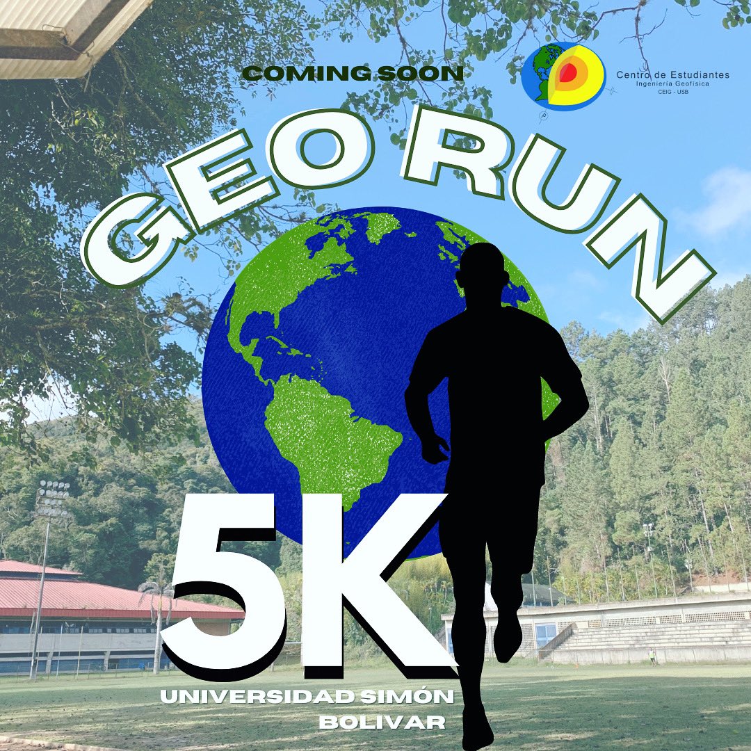 La GeoRun ya casi está aquí, ¡no te la pierdas! 🌎🏃🏽‍♂️ 

Prepárate para una emocionante carrera con objetivo de recolectar fondos para la próxima salida de campo 😎 . 

Habrán premios imperdibles, así que estén atentos a nuestras redes.

Pronto estaremos publicando más detalles.