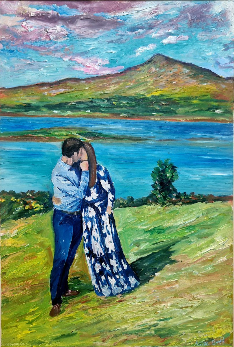 Cliona agus Brian♥️ @TighMheaic #weddingday #love #Conamara #Cashel #connemara #oilpainting