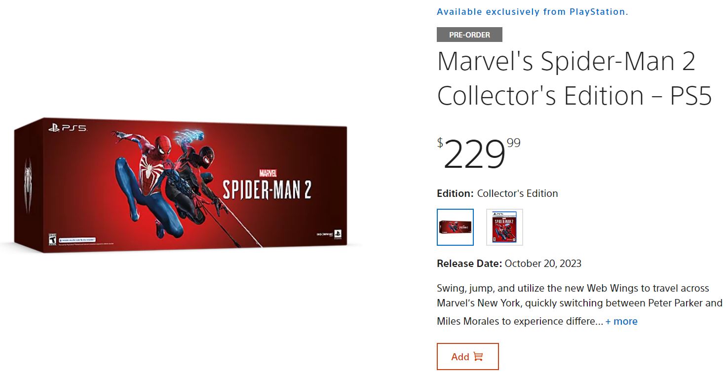 Marvel's Spider-Man 2 Collector's Edition – PS5