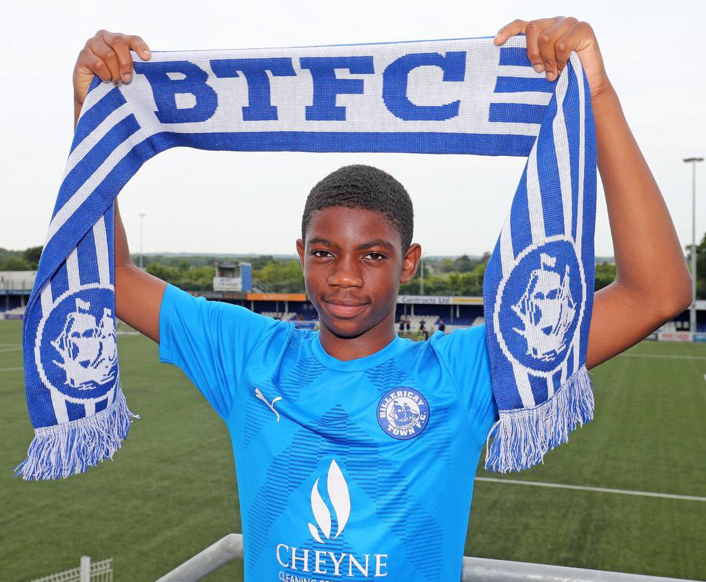 Billericay_FC's tweet photo. Excited to announce Corey Browne will be joining Billericay Town EJA u14 next season a big powerful centre back who means business .💙 https://t.co/JoO84CbVNm