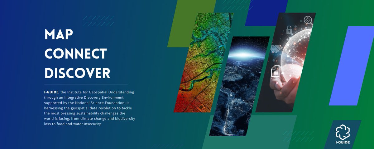 swuiuc's tweet photo. Short paper submissions are invited for joining @NSFiGUIDE Forum 2023 (Oct. 4-6, 2023, NYC) to address the frontiers in harnessing the geospatial data revolution for sustainability solutions: https://t.co/63Cja6niI1.     #geospatial #ArtificialIntelligence #DataScience #SDGs https://t.co/9F2AuW0sbZ