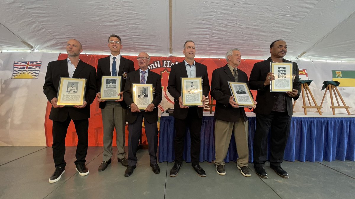 Your 2023 (and 2020!) Canadian Baseball Hall of Fame inductees 🙌