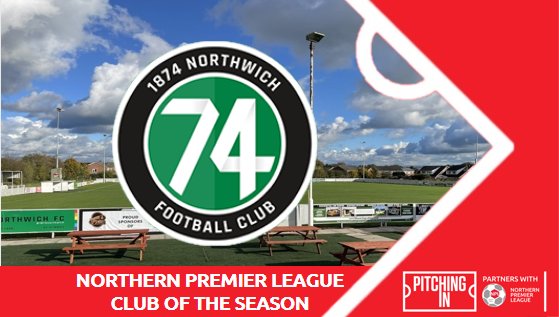 NorthernPremLge's tweet photo. The next award to be presented is the Club of the Season.

This one isn't won on the pitch, but is awarded for overall standards of the club on and off the pitch and in terms of compliance.

The winners for the 2022/23 season are @1874Northwich https://t.co/D8DZFf56w9