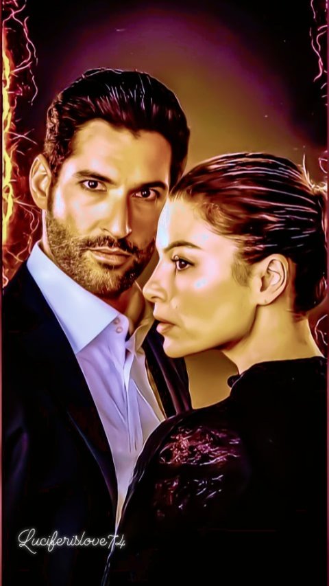 Luciferislove74's tweet photo. Deckerstar #tomellis #Lucifandom #myart https://t.co/brNgr0yTPs