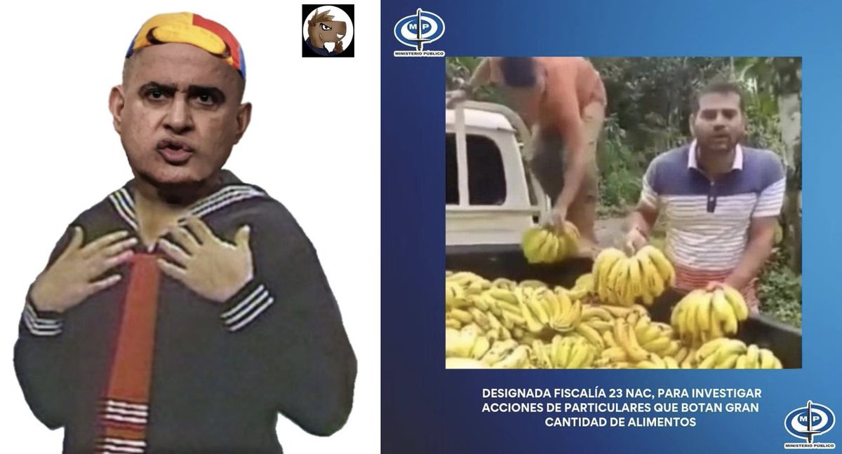 ChiguieTripolar's tweet photo. Solo en Venezuela! Se roban 23.000 millones de dólares y el fiscal a quienes está investigando son a los fruteros https://t.co/8tf7uoPaAt