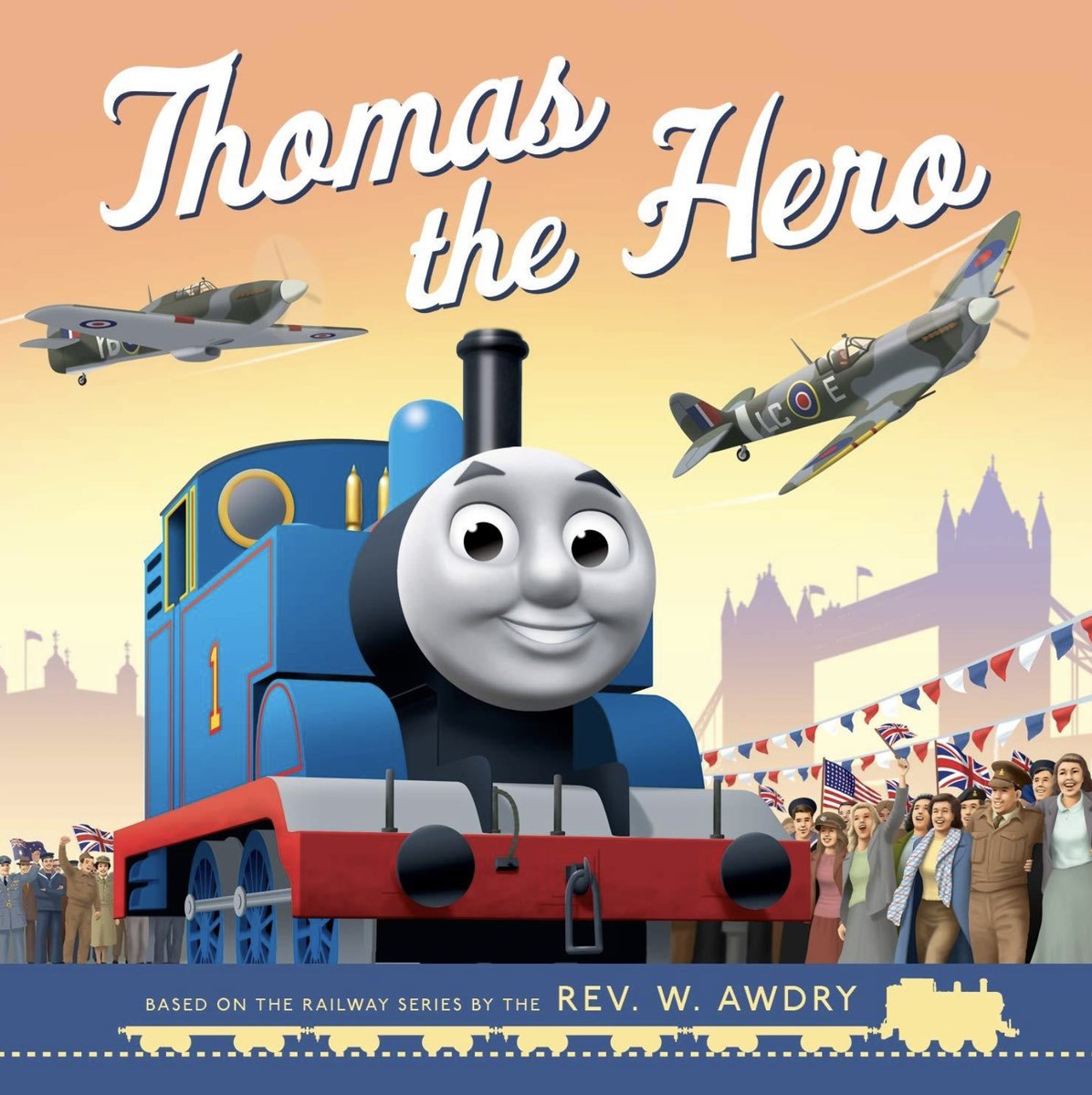 This book is kinda crazy for those who did stories of the two world wars on Sodor.

Just the implication that the Sodor engines (the ones in this book at least) never participated, from Thomas' post-war-child like wonderment at the Spitfires.