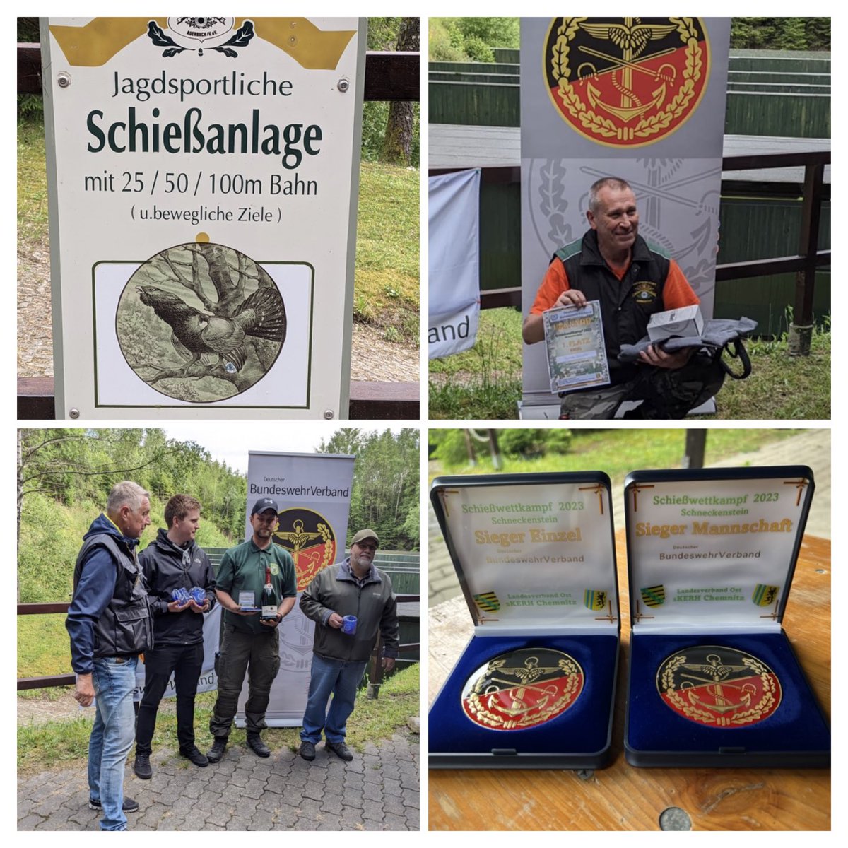 thomas_viertel's tweet photo. … so sehen Sieger aus!!!Pokalschießen der Kameradschaft Chemnitz im Deutschen BundeswehrVerband auf dem Schneckenstein. https://t.co/VOfvwNm587