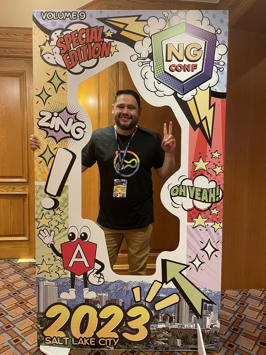 Siempre agradecido de poder asistir al #ngconf2023 y conocer gente talentosa y apasionada , saludos a toda la comunidad latinoamericana