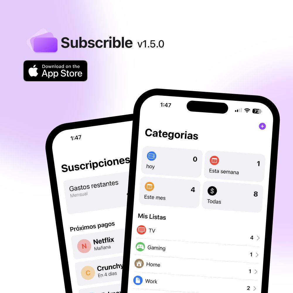 Subscrible App tweet media