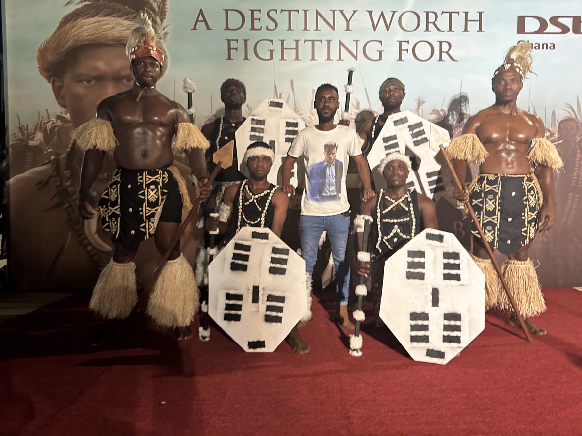AugustusImpactM's tweet photo. SHAKA MOVIE ๐ฟ PREMIERE AT THE RESIDENCE OF THE HIGH COMMISSIONER OF SOUTH AFRICA.
#AfricaStory #Blogger ๐๏ธ#KobbyKyeiNews https://t.co/Ib8VvstQe1