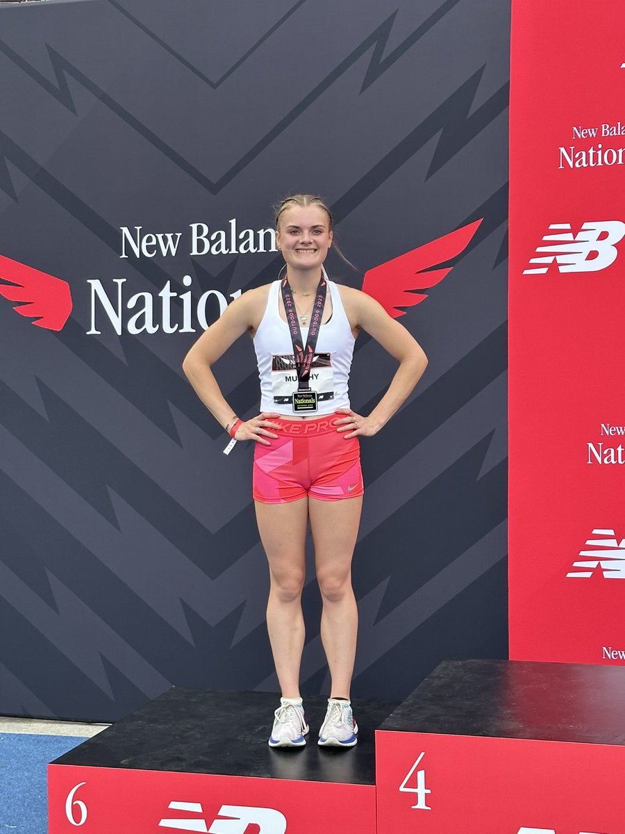 Track update from Nationals!!

Ali Murphy - 55.79; 6th in the Girls Rising Stars 400m

Zoe Santos finished in thirty first in the high jump at 5' 1/4"