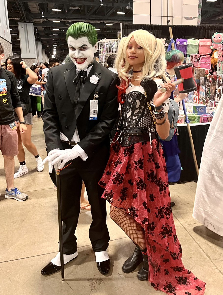 CocoDSensei's tweet image. 😁 #HarleyQuin #joker #AwesomeCon2023