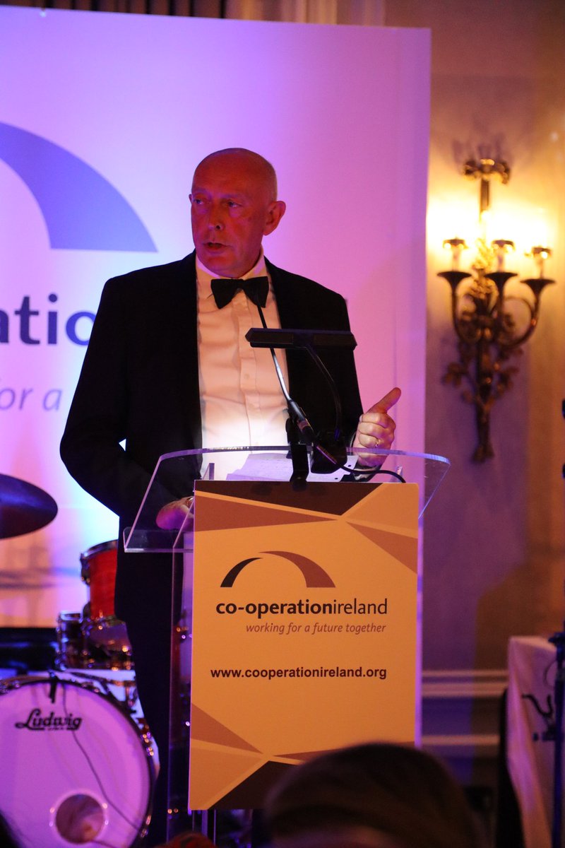 We are so very proud of <a href="/PFSheridan/">Peter Sheridan</a>  Chief Executive of <a href="/cooperationirl/">Co-operation Ireland</a> who  has been appointed Commander of the Order of the British Empire (CBE) in the King’s Birthday Honours for services to peacebuilding. So well deserved.  The photo was taken at Thursday’s Legal Dinner.