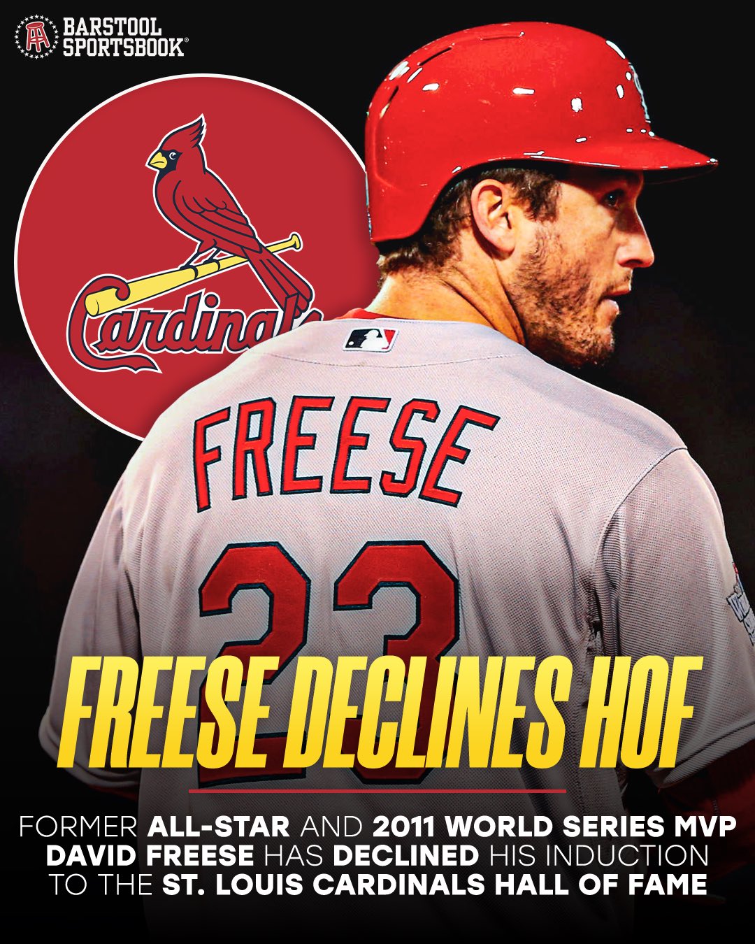 David Freese Declines Induction Into the St. Louis Cardinals' Hall of Fame