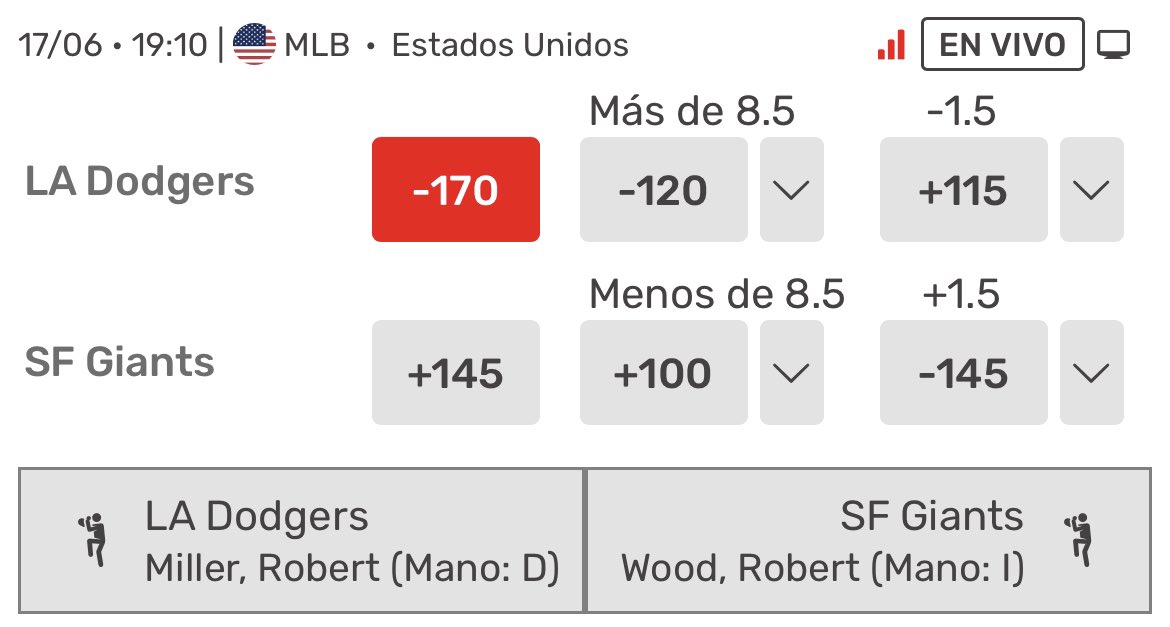 DiasPerfectos's tweet photo. Una vez más: @teammexicomx lo volvió a hacer pagando la victoria de Dodgers con un único y excelente momio 🤯

Regístrate aquí para apostarlo: https://t.co/a9m2wh8iqj en la sección de SUPERMOMIOS

SI SE PIERDE REGALAREMOS $2,000 EN EFECTIVO 💵 ENTRE LOS QUE DEJEN SU ❤️ https://t.co/4H54Y1Z9O9