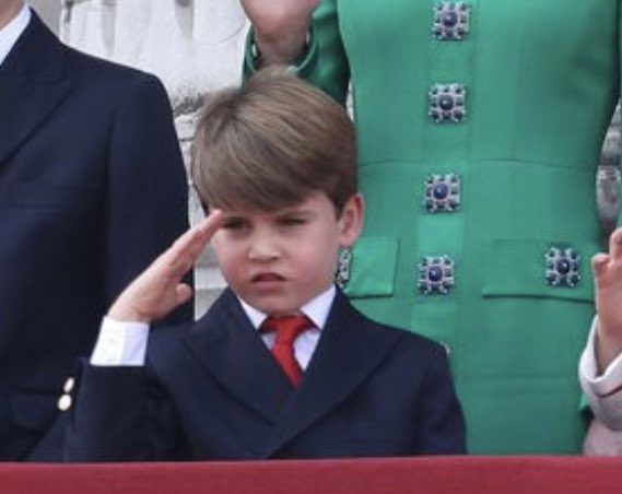 @ccrook1974 @longsally @according2_taz @danwootton @ClarenceHouse @kinseyschofield @jomilleweb @KensingtonRoyal And when he did a little salute at the end as well…so adorable! 🥰