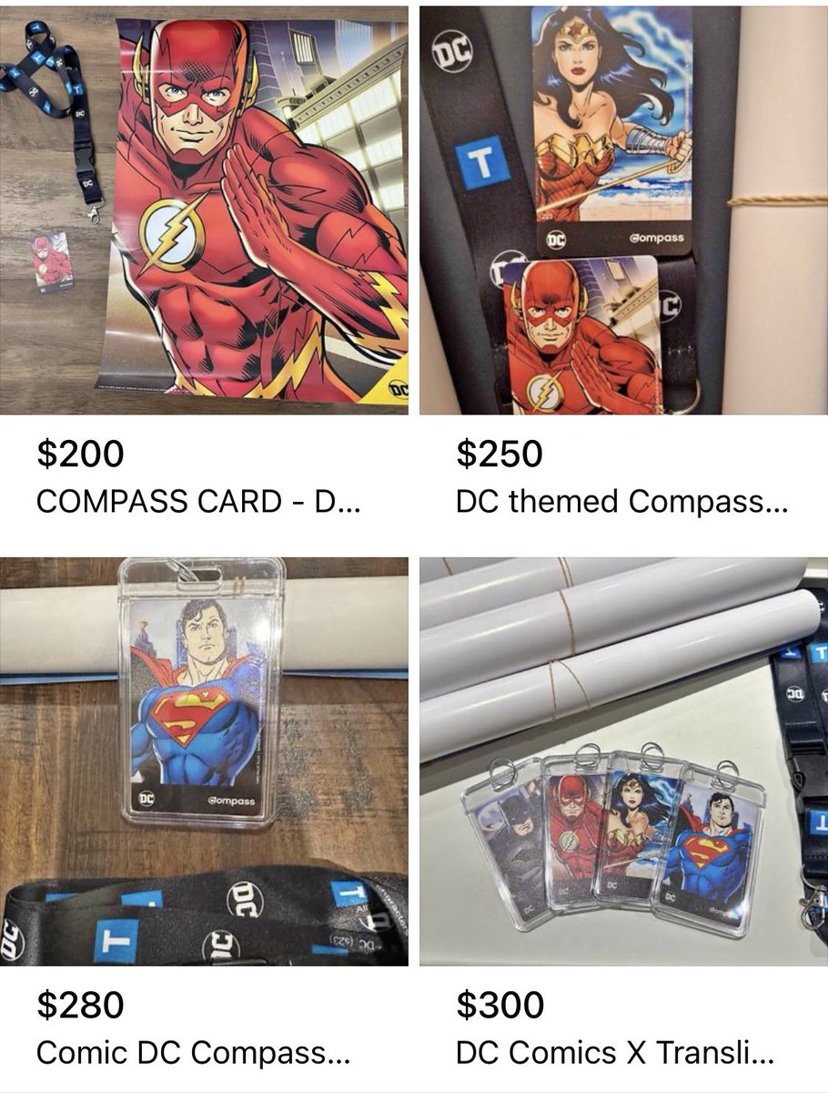 It is disheartening to see the greed in re-selling the latest #Translink DC compass cards. Pretty obvious these people are not super heroes. A sampling of what I spotted on FB marketplace. Meanwhile people like my niece cannot enjoy one of these.  😤
