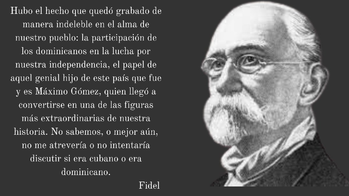 Dominicano de nacimiento, cubano de corazón. Hoy se cumplen 118 años de la partida de Máximo Gómez, el generalísimo. #CubaViveEnSuHistoria