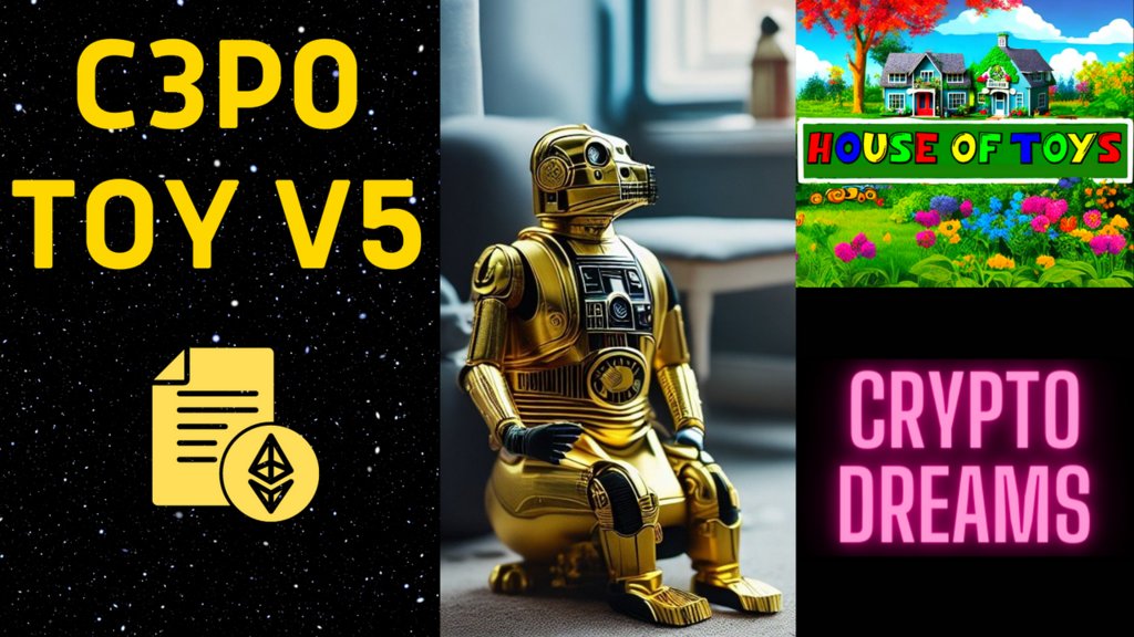 Make offer, or buy a C3PO Toy here:  opensea.io/assets/ethereu…

#nftcommunity #ethereum #starwars #c3po #cryptoart